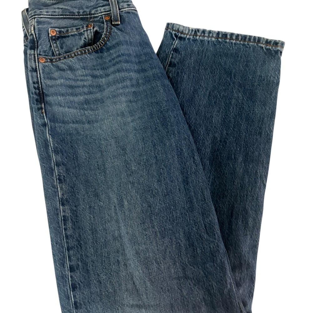 Levi’s Low Pro Straight Jeans Size 27 Medium Wash Low Rise Water<Less - Picture 7 of 9